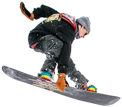 Snowboarder on the Slopes