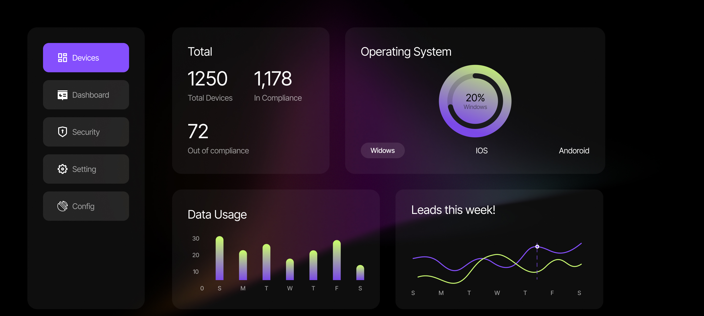 Nexsas mobile device management software