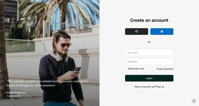 Sign up